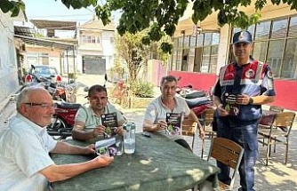 Köşk’te vatandaşlar yangınlara karşı uyarıldı