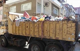 Nazilli Belediyesi’nden çöp eve müdahale