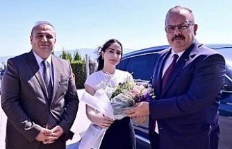 Vali Canbolat, Köşk Kaymakamı Taş ile bir araya geldi