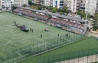 Aydın’da helikopterli kurtarma tatbikatı gerçeğini aratmadı: Tribün çökmesi senaryosunda zamanla yarıştılar
