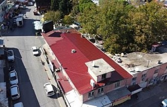 Bozdoğan Belediyesi’nden kütüphane çatısına düzenleme