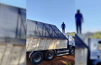 Karacasu Belediyesi toprak eleme sistemi yenilendi, esnafa kolaylık sağlandı