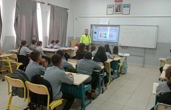Yenipazar’da öğrencilere trafik eğitimi verildi