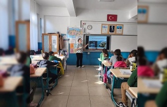 Aydın’da öğrenciler yaban hayatı ve doğayı yakından tanıyor