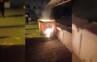 Başkan Zencirci uyarmıştı, bu kez çöp konteynerini ateşe verdiler