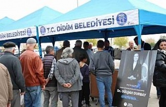 Didim’de merhume başkan Durbay için lokma hayrı düzenlendi