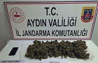 Didim’de yabancı uyruklu şahsın evinde 1 kilo uyuşturucu ele geçirildi