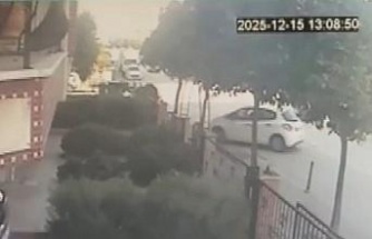 Otomobille motosiklet çarpıştı: 1 yaralı