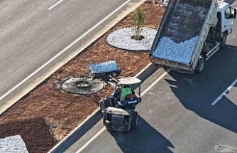 Aydın Büyükşehir Belediyesi’nden Acarlar-Şehir Hastanesi yolunda peyzaj düzenlemesi