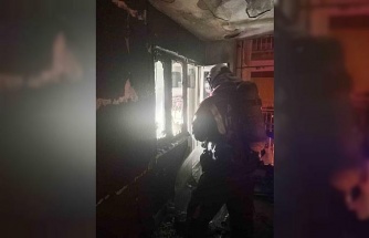 Aydın’da ev yangını panikletti