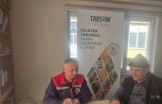 Bozdoğanlı üreticiler, tarım sigortaları konusunda bilgilendirildi