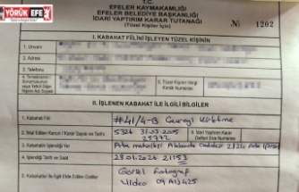 EFELER BELEDİYESİ’NDEN ÇEVREYİ KİRLETEN KAMU KURUMUNA 127 BİN 911  TL CEZA