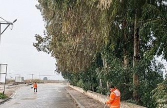 Efeler Belediyesi’nde yağmur mesaisi