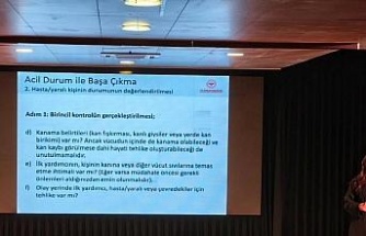 Germencik Belediyesi personeline ilk yardım eğitimi