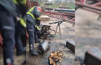 Isınmak için kovaya atılan tiner patladı, itfaiyenin hızlı müdahalesi faciayı önledi