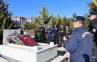 Karacasulu şehit Karabacaklı mezarı başında anıldı