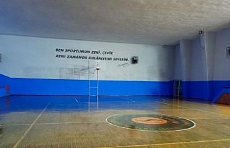 Mimar Sinan MTAL spor salonu yenilendi