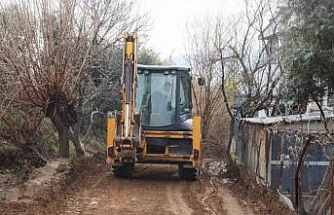 Nazilli Belediyesi’nden Arslanlı’da yol çalışması