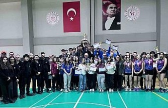 Okul sporları karate  ve badminton il birinciliği müsabakaları tamamlandı
