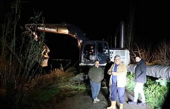 Aydın’da Emirdoğan Çayı taştı