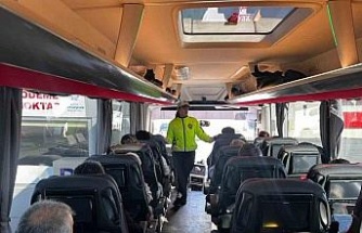 Aydın’da polis ekiplerinden terminalde hayati uyarı