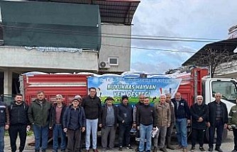 Başkan Çerçioğlu’nun küçük üreticilere yem destekleri devam ediyor