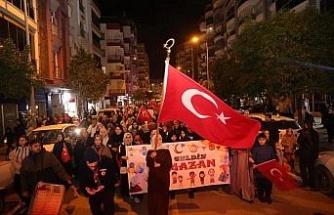 İncirliova’da Ramazan ayını Fener Alayı ile karşıladılar