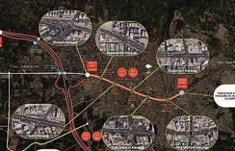Köprülü kavşak çalışması kapsamında minibüs güzergahları değişti