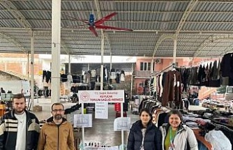 Kuyucak’ta sigarayı bırakmaya yönelik saha çalışması