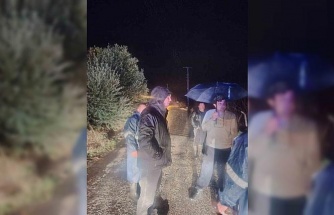 Naipli Çayı taştı, Germencik Belediyesi ekipleri müdahale etti