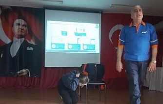 Öğrencilere afet bilinci aşılandı, tahliye tatbikatı yapıldı