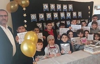 Söke’de Kur’an Kursu öğrencileri için Kur’an’a geçiş merasimi düzenlendi