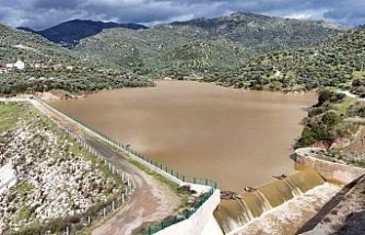 Sultanhisar’da göletler sağanakla doldu taştı
