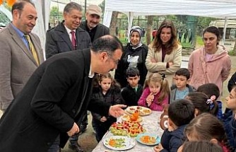 Sultanhisarlı öğrencilere sağlıklı beslenme anlatıldı