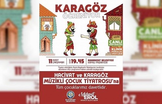 Buharkent’te çocuklar Hacivat ve Karagöz ile buluşacak