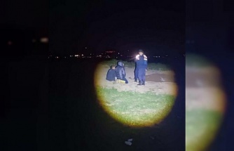 Türbede kaçak kazı yapan 7 şahıs suçüstü yakalandı