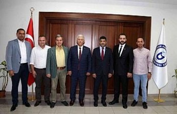 ADÜ Rektörü Aldemir, Türk Veteriner Hekimleri Birliği Konseyi Başkanı Eroğlu’nu ağırladı