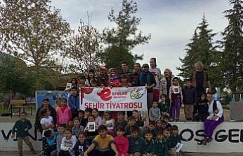 Efeler Belediyesi Şehir Tiyatrosu, çocuklarla buluştu