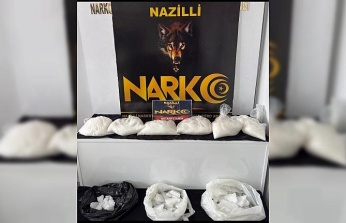 Nazilli’de 9 kilo 428 gram uyuşturucu ele geçirildi