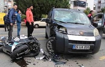 Aydın’da korkutan kaza: 1 ağır yaralı