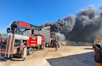 Didim sanayisindeki yangın korkuttu