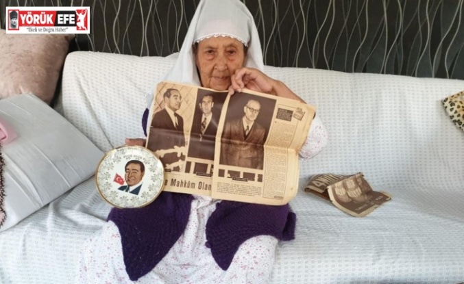 85 yaşındaki Altan Nine’nin Menderes sevgisi görenleri şaşırtıyor