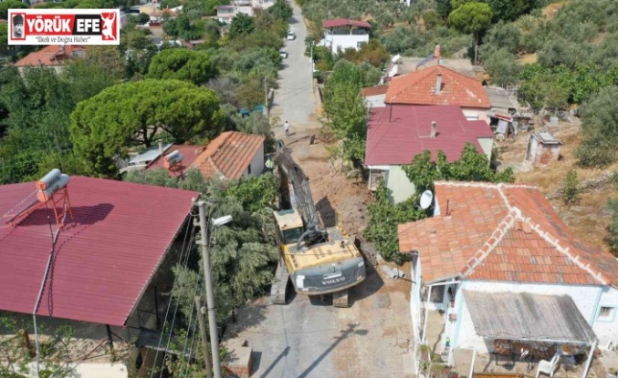 ASKİ, Söke Güllübahçe’de kanalizasyon altyapı çalışmalarına devam ediyor
