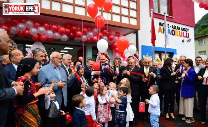 Vali Aksoy, Trabzon’da yaptırdığı anaokulunun açılışını gerçekleştirdi