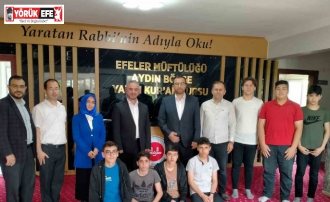 Aydın İl Müftüsü Güneş hafızların sevincine ortak oldu