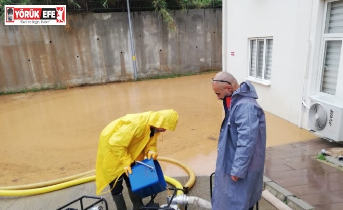 Sultanhisar İlçe Hastanesi’nde su baskını yaşandı
