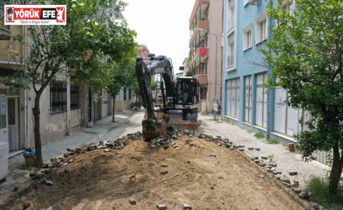 Aydın Büyükşehir Belediyesi Çine’nin yollarını yeniliyor