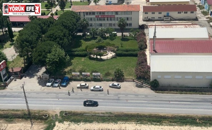 Havadan trafik denetiminde 345 araç kontrol edildi