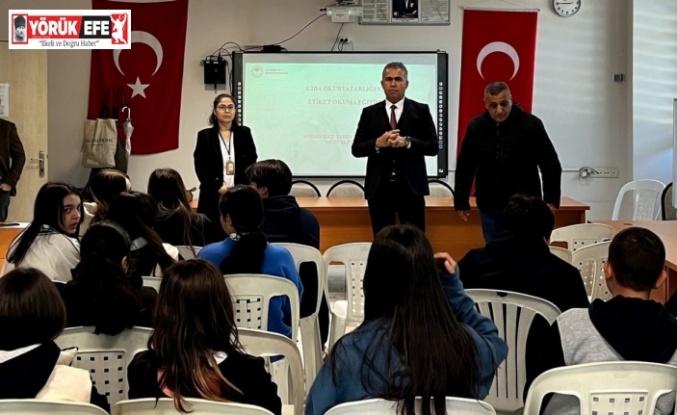 Efeler’de liseli gençlere gıda okuryazarlığı eğitimleri verildi