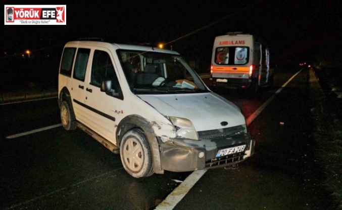 Aydın’da ticari araç takla attı: 1 yaralı